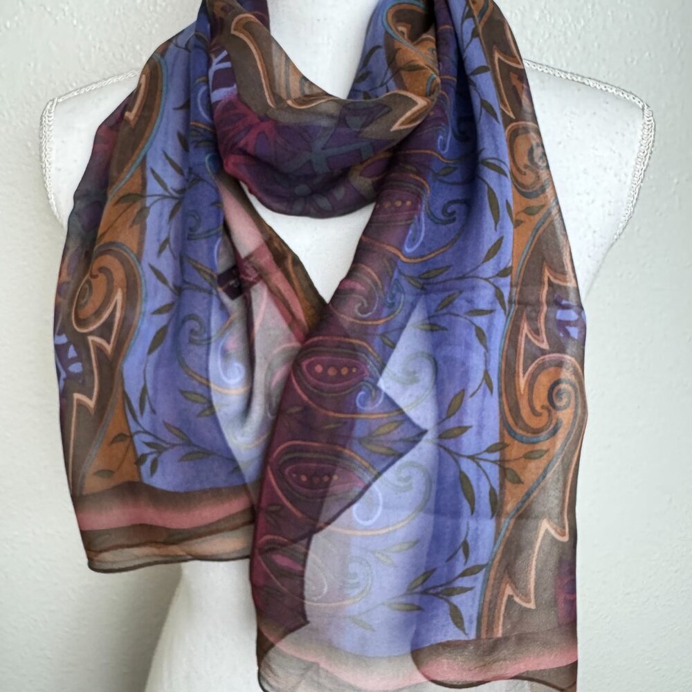DIAHANN CARROLL Silk Scarf